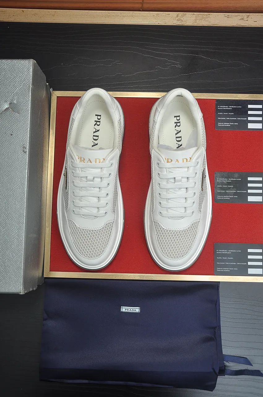 Men's shoes 💰580💶【PRADA】Top original, new season, high quality original goods, top imported calfskin with original imported glue, imported cowhide inside with original cowhide feet, original outsole! Quality guaranteed! Code 38-45 (45 customized)
